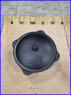 12 Liters Uzbek Cast Iron Kazan For Plov Shurpa