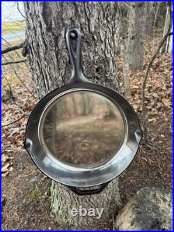 12 Lodge Cast Iron Skillet Polished With Handle Made In USA