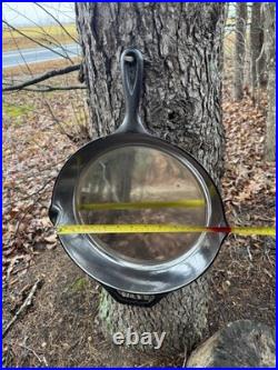12 Lodge Cast Iron Skillet Polished With Handle Made In USA