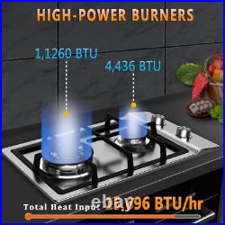 12inch Gas Cooktop 2 Burner NG/LPG with Thermocouple Protection Stainless Steel 12inch Gas Cooktop 2 Burner NG/LPG with Thermocouple Protection Stainless Steel