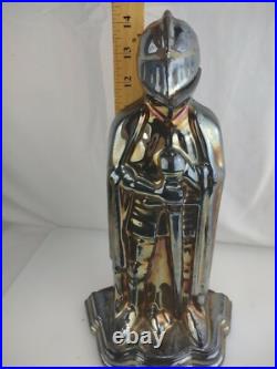 14 Tall Antique Cast Iron Iridescent Knight Coal Stove Fireplace 14 Tall Antique Cast Iron Iridescent Knight Coal Stove Fireplace