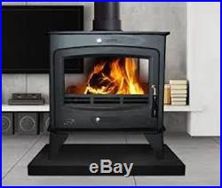 16KW Double Sided Multifuel Stove Flat Top New Woodburning Fire Log Burner 16kW