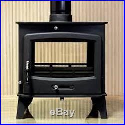 16KW Double Sided Multifuel Stove Flat Top New Woodburning Fire Log Burner 16kW