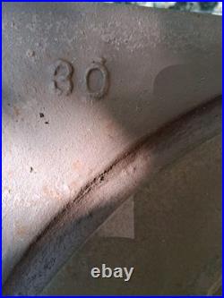 1800's Antique Cast Iron Fireplace Stove Plate Cover Diana/Cherubs, #1 Read Look