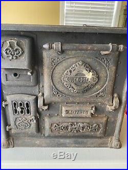 1800s Quick Meal Cast Iron Salesman Sample Stove Display