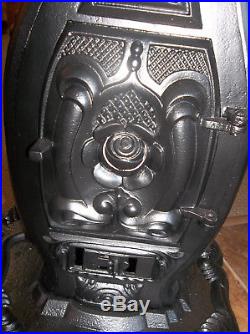 1854 Small Cast Iron Wood Parlor Stove Totally Restored