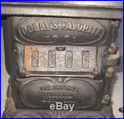 1890s Molly's Favorite Stove & Range Co Salesman Sample Cast Iron Large Original