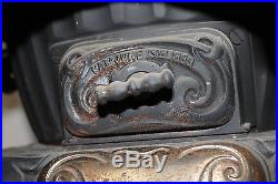 1899 Antique C. Emrich Florence No. 25 Pot Belly Cast Iron Stove Columbus ohio