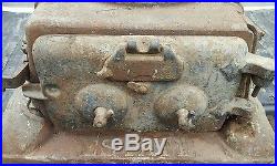 1912 Antique Estate No 249 Railroad Rr Caboose Cast Iron Stove Train Pot Belly