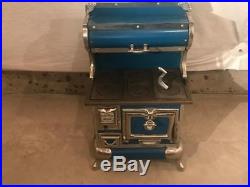 1920's Blue Enamel Qualified Range Company Salesman Sample Stove Toy (Karr)
