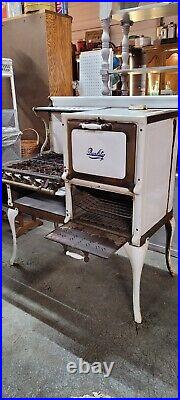 1920s Roberts and Mander Company Quality Gas Stove Range Steel / Enamel