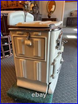 1930's Vintage Belgian Cast Iron Apartment Stove