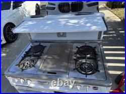 1940s Era Wedgewood Double Stove with 4 Burners + Griddle 1940s Era Wedgewood Double Stove with 4 Burners + Griddle