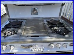 1940s Era Wedgewood Double Stove with 4 Burners + Griddle 1940s Era Wedgewood Double Stove with 4 Burners + Griddle