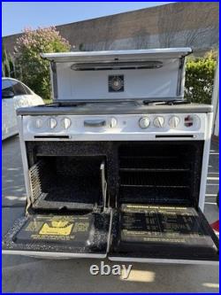 1940s Era Wedgewood Double Stove with 4 Burners + Griddle 1940s Era Wedgewood Double Stove with 4 Burners + Griddle