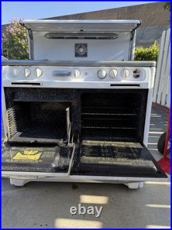 1940s Era Wedgewood Double Stove with 4 Burners + Griddle 1940s Era Wedgewood Double Stove with 4 Burners + Griddle