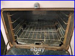 1950s Chambers Stove Oven Pastel Pink Enamel Gas Refurb Incomplete CAN SHIP