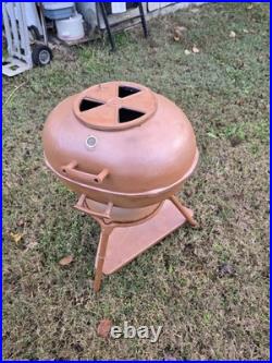 1955 Cast Iron Vintage Century Atlanta Stove Works Deluxe Cue Grill Restored