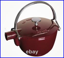 1.2 qt, Round, Tea Kettle, Grenadine