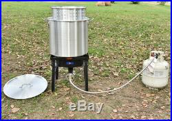 200,000 BTU Cast Iron Outdoor Camping Propane Burner Stove Portable Gas Cooker