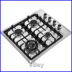 22.8 4 Burners LNG/LPG Gas Cooktops Cooker Built-In Stove High Heat