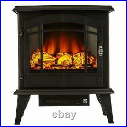 23 1400W Electric Fireplace Stove Heater Realistic Flame with Remote 9R
