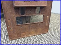 23 Antique Cast Iron Door Wise Furnace Akron Ohio Sign Vintage Stove Plate Owl