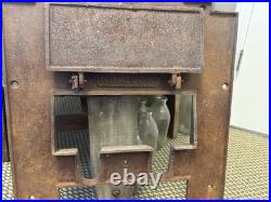 23 Antique Cast Iron Door Wise Furnace Akron Ohio Sign Vintage Stove Plate Owl