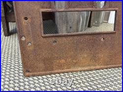 23 Antique Cast Iron Door Wise Furnace Akron Ohio Sign Vintage Stove Plate Owl