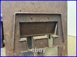23 Antique Cast Iron Door Wise Furnace Akron Ohio Sign Vintage Stove Plate Owl