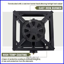 260,000 BTU Outdoor Propane Gas Stove with 0-20 PSI Adjustable Regulator