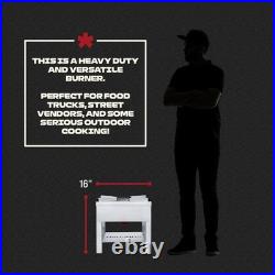 270,000 BTU Professional Single Banjo Wok Burner with Stand for Home Brewing