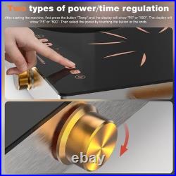 2 Burner Electric Cooktop 24 Inch Portable Electric Stovetop 110V, 2000W Count