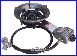 2 Ring LPG Wok Gas Burner with Piezo Ignition 25 mj/hr or 32 mj/hr Stove Camping