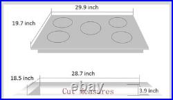 30 5 Burner Gas Cooktop Powerful Stainless Steel Built-In Cooking Surface 30 5 Burner Gas Cooktop Powerful Stainless Steel Built-In Cooking Surface