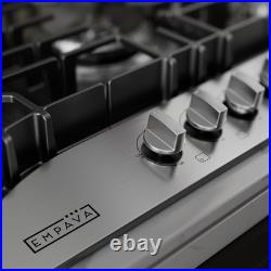 30 Inch Gas Cooktop with 5 World Class Made in Italy SABAF Burners, LPG/NG Co