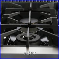 30 Inch Rangetop 4 burners Range Cooktop stove Stainless Steel Thor Kitchen