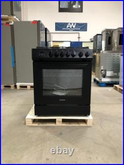 30 in. Gas Range, 5 Burners, Matte Black (OPEN BOX, COSMETIC IMPERFECTIONS)