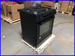 30 in. Gas Range, 5 Burners, Matte Black (OPEN BOX, COSMETIC IMPERFECTIONS)
