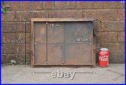 32.5 x 43 cm old cast iron fire bread oven door doors flue clay range pizza