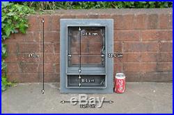32.5 x 47 cm cast iron fire door clay bread oven doors pizza stove smoke house