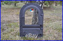 33x49,5 New Cast iron fire door clay / bread oven / pizza stove fireplace DZ004