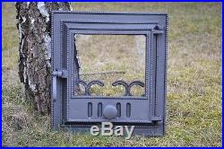 35,5x38,5 Cast iron fire door clay / bread oven / pizza stove smoke house DZ026