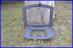 36,5x32cm Cast iron fire door clay / bread oven / pizza stove smoke house DZ014