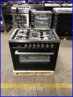 36 in. Gas Range, 5 Burners, Matte Black (OPEN BOX, COSMETIC IMPERFECTIONS)