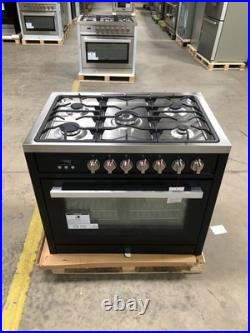 36 in. Gas Range, 5 Burners, Matte Black (OPEN BOX, COSMETIC IMPERFECTIONS)