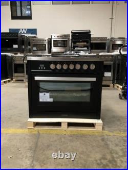 36 in. Gas Range, 5 Burners, Matte Black (OPEN BOX, COSMETIC IMPERFECTIONS)