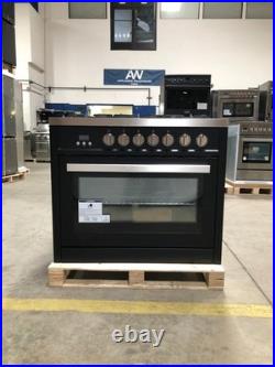 36 in. Gas Range, 5 Burners, Matte Black (OPEN BOX, COSMETIC IMPERFECTIONS)