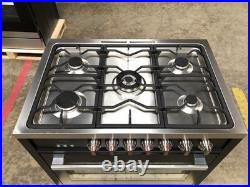 36 in. Gas Range, 5 Burners, Matte Black (OPEN BOX, COSMETIC IMPERFECTIONS)