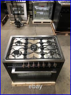 36 in. Gas Range, 5 Burners, Matte Black (OPEN BOX, COSMETIC IMPERFECTIONS)